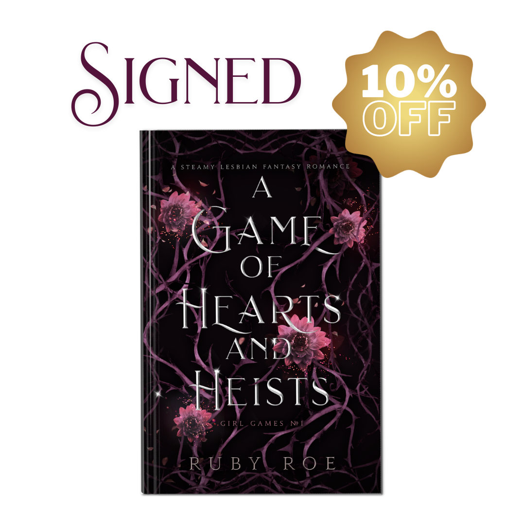 A Game of Hearts and Heists Signed Hardback