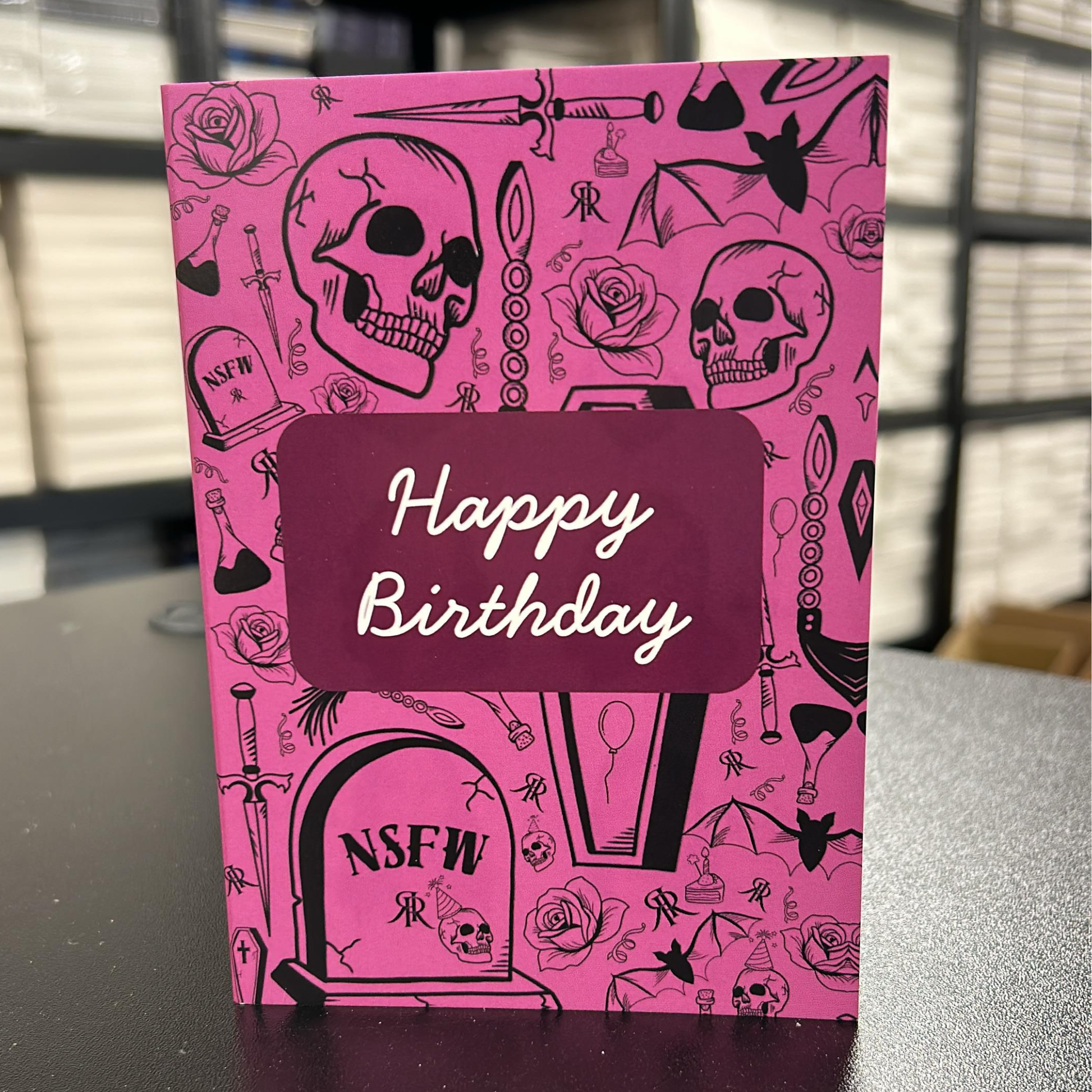 Team Ruby birthday card — handwritten card from Ruby and the Ruby Roe Bookshop team