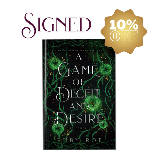 A Game of Deceit and Desire Signed Hardback