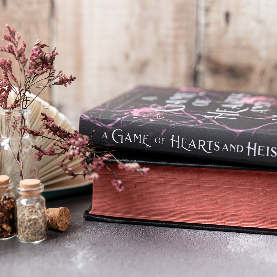 A Game of Hearts and Heists Signed Hardback