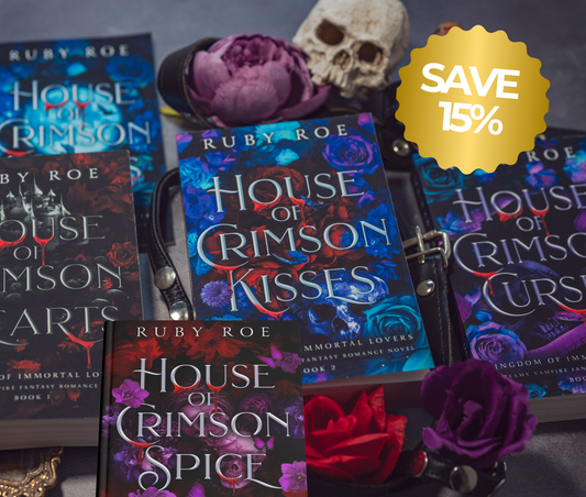 Kingdom of Immortal Lovers Complete Paperback Collection by Ruby Roe — signed sapphic vampire romance bundle