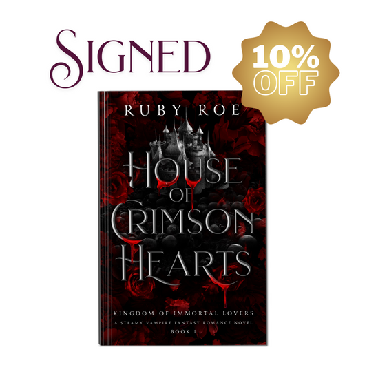 House of Crimson Hearts Signed Hardback